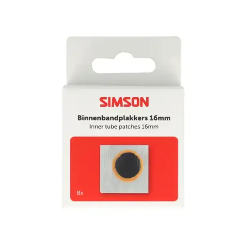 SIMSON Binnenbandpleisters Simson 16mm 8st Nieuw
