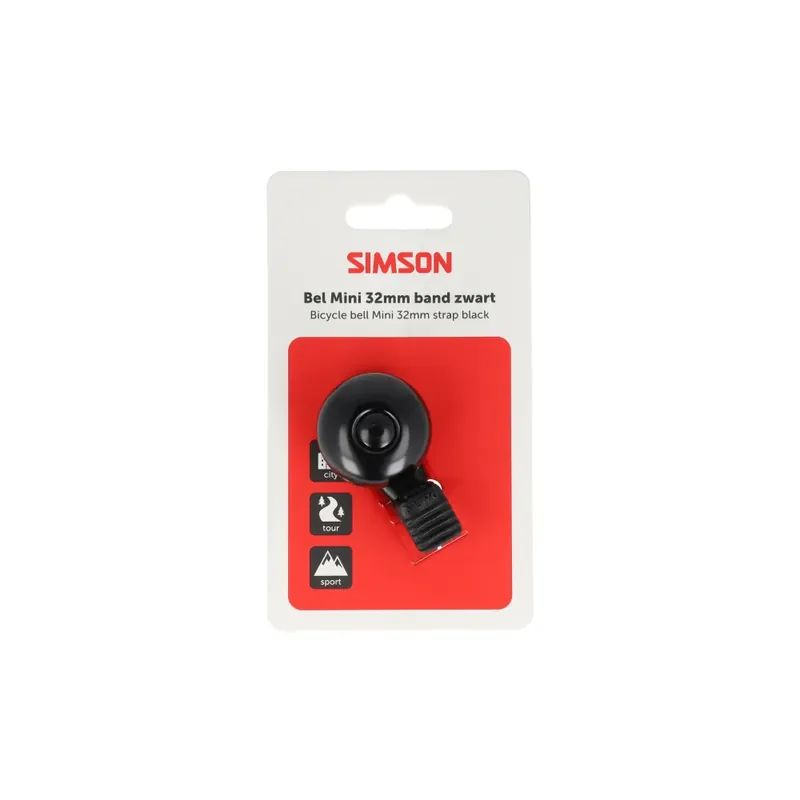 SIMSON Bel Simson mini 32mm met flex-band Laatste Kans