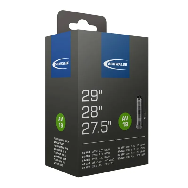 SCHWALBE binnenband AV19 27-29 inch 40/62-584/635 av 40mm Goedkoop