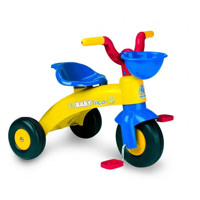 Actieprijs Injusa Driewieler Baby Trico Max Junior Geel