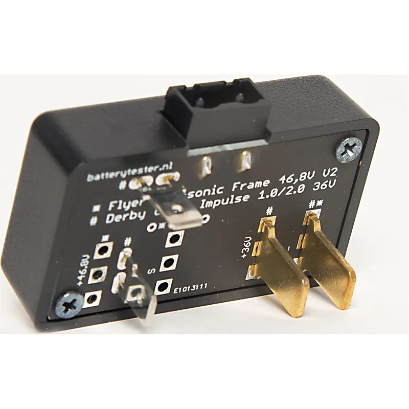 Direct Beschikbaar Batterytester - Batterytester adapter Flyer Panasonic Vollblut