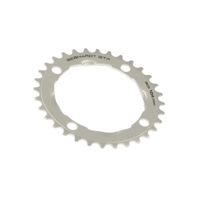 Gebhardt 34T 4-gaats zilver kettingblad Gratis Retour
