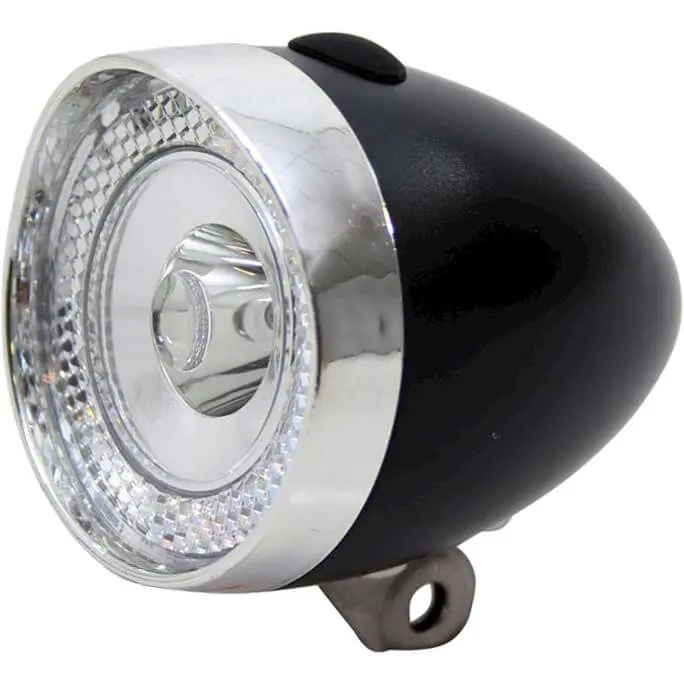 Populair Union koplamp UN-4955 Retro mini batterij zwart oem