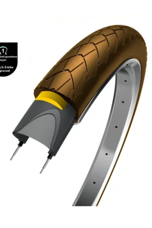 Direct Beschikbaar Wolff mambo, bruin met reflectie, 28x2.0, etrto 50-622, 1.2mm anti-lek laag